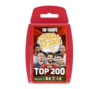 Top Trumps World Football Stars Top 200 - Juego de cartas (4 unidades, juega con Salah, Mahrez, Dias y Darwin Núñez), regalo educativo para mayores de 6 años