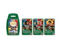 Top Trumps World Football Stars Top 200 - Juego de Cartas n.º 3, Juega con Erling Haaland, Karim Benzema, Nicolás Otamendi y Keylor Navas, Regalo Educativo para niños a Partir de 6 años