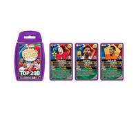 Top Trumps World Football Stars Top 200 - Juego de Cartas n.º 4, Juego con Mohamed Salah, Riyad Mahrez, Rúben Dias y Darwin Núñez, Regalo Educativo para niños a Partir de 6 años