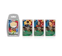 Top Trumps World Football Stars Top 200 - Juego de Cartas n.º 5, Juego con Cristiano Ronaldo, Kevin De Bruyne, Alexia Putellas y Leila Paredes, Regalo Educativo para niños a Partir de 6 años
