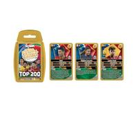 Top Trumps World Football Stars Top 200 - Juego de Cartas n.º 6, Juego con Virgil Van Dijk, Thomas Müller, Bukayo Saka y Martin Ødegaard, Regalo Educativo para niños a Partir de 6 años