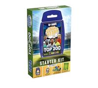 Top Trumps World Football Stars Top 200 Starter Kit Juego de cartas, Juega con Lionel Messi, Sadio Mane, Mac Allister, Ederson y Jamal Musiala, regalo educativo para mayores de 6 años