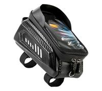 Top Tube Bike Bag - EVA, 9.06x4.72x5.51in Frame Pouch Lightweight Waterproof Protection | Touchscreen-Compatible Secure Cycling Storage Solution For Road Bikes, Mountain Bikes, Mobile Phone Use