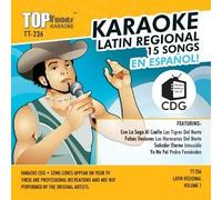 Top Tunes Karaoke TT-236 Latin Pop; Los Tigres Del Norte, Intocable and Pedro Fernandez