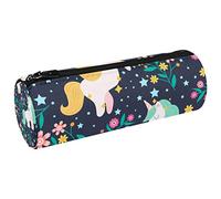 Top View - Estuche de lona con diseño de girasol, bolsa de maquillaje para estudiantes, papelería, escuela, oficina, Multi#06, 20x6.3cm/7.9x2.5in, Estuches para lápices