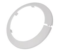 TOP-VIGOR 2 piezas de 110 mm para decoración de tuberías, de plástico PP para tubería de agua, línea de drenaje, tubería de residuos de inodoro, decoración de entrada de tubería de pared y fontanería