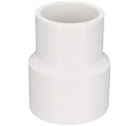 TOP-VIGOR 2 piezas de acoplamiento reductor de PVC DWV, adaptador de conector de tubería de zócalo de 40 mm x 32 mm, conector de tubería reductor de conducto para suministros de agua, construcción