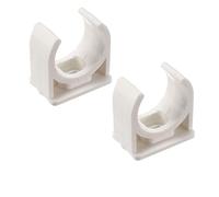 TOP-Vigor 20 abrazaderas de tubo de agua de PVC de 20 mm para bandejas de TV OD de 20 mm, soporte de manguera de tubo, abrazaderas de manguera de tubo Pex, clip universal de tubo único