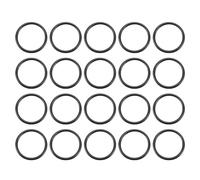 TOP-VIGOR 20Pz Juntas Tóricas De Caucho Nitrilo, 15mm Diámetro Exterior 12mm Diámetro Interior 1.5mm Ancho JuntaDe Sellado De Goma Juntas Tóricas Separadores for Grifería Fontanería