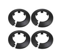 TOP-VIGOR 4 piezas de 35 mm para decoración de tubería de plástico, de polipropileno, para tubería de agua, línea de drenaje, tubería de residuos de inodoro, decoración de entrada de tubería de pared