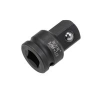 TOP-VIGOR Adaptador de enchufe de impacto de 3/8 pulgadas (hembra) a 1/2 pulgada (macho) para llaves de impacto, destornillador de impacto, llave dinamométrica, taladro eléctrico, barras de