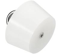 TOP-VIGOR Tapón cónico de goma de silicona de 60 mm a 73 mm, tapón sólido para bañera con anillo para tubos de ensayo, tubería de agua, orificio de drenaje, color blanco
