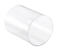 TOP-VIGOR Tubo acrílico rígido transparente, 76 mm de diámetro interior, 80 mm de diámetro exterior, 100 mm, tubo redondo para acuario, sistema de refrigeración por agua, tubo de iluminación