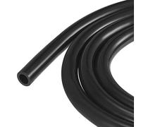 TOP-VIGOR Tubo de goma de silicona de 12 mm ID x 18 mm OD 1,5 m / 4,92 pies de longitud, manguera flexible de silicona para bomba de transferencia de agua y aire en color negro