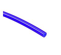 TOP-VIGOR Tubo de silicona de 5 mm de diámetro interior x 8 mm de diámetro exterior de 3 m de longitud, tubo de goma de silicona flexible para transferencia de bomba, color azul