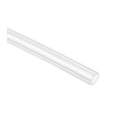 TOP-VIGOR Tubo de silicona flexible de 2 mm de diámetro interior x 3 mm de diámetro exterior de 1 m de longitud, tubo de goma de silicona flexible para transferencia de bomba, transparente