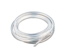 TOP-VIGOR Tubo de silicona transparente de 6 mm de diámetro interior x 8 mm de diámetro exterior de 5 m de longitud, tubo de goma de silicona de grado alimenticio para transferencia de bomba,