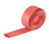 TOP-VIGOR Tubo Termorretráctil 20mm con, Longitud 3 m, Relación 2:1, Aislante Eléctrico Impermeable para Reparaciones de Cables, Conectores, Manguito Rojo