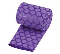 TOP-VIGOR Tubo Termorretráctil 40mm con, Longitud 1 m, Relación 2:1, Aislante Eléctrico Impermeable para Reparaciones de Cables, Conectores, Manguito Patrón de Escala de Peces Morados