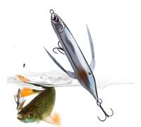 Top Water Lure Simulation Fishing - Lye de Eficiencia, Diseño de alimentación realista | Acción Flotante Depredador Freshater Movimiento Natural Trout Trout Pike Wall Eye Kayak Boa