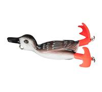 Top Water - Señuelo de pesca de pato - Señuelo de pesca de perca hundimiento realista | Señuelo de pesca de perca con pies salpicantes, cebo de natación realista, flotante, cebo artificial F