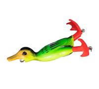 Top Water Water Duck Fishing Fishing Tacking For Bass | Destacado De Peces Que Atraen, Cebo De Pescas De Acción De Salpicaduras, Señuelo De Pescas De Realista con Pies para Salpicaduras para AG
