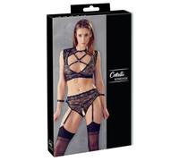 Top y braguita de encaje, talla L
