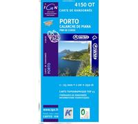 TOP25 4150OT ~ Porto, Calanche de Piana carte de randonnée imperméable