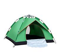Topa de Apertura hidráulica automática, Tapa a Prueba de Lluvia y a Prueba de Solas para 3-4 Personas, Carpa Familiar para Acampar al Aire libre-210 * 200 * 140cm, Verde