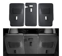 TOPABYTE 3 Piezas Segunda Fila de Asientos Cubierta para Tesla Model Y 2020-2024 Trasera Protector de Respaldo para Todo Tipo de Clima Alfombrillas Protectoras (5 Asientos), Fibra de Carbono