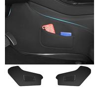 TOPABYTE Almohadillas antipatadas Laterales para Asiento Tesla Model Y 2020-2023, Protector Interior, Resistente al Agua y a la Suciedad, Accesorios Interiores, Fibra de Carbono