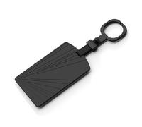 TOPABYTE Juego de 1 Key Card Holder para Tesla Model 3/Y/S/X Cybertruck 2017-2025 Tarjeteros Funda de Silicona para Llavero, Protector para Model Y Juniper Launch Series, Negro