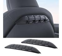 TOPABYTE Paquete de 2 Ganchos para Respaldo de Asiento de Coche para Tesla Model Y/3/S/X para Bolsos, Mochilas, Bolsas de Comestibles, Ganchos de Coche, Organizadores