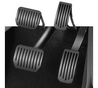 TOPABYTE Pedales para Tesla Model Y Juniper Model 3 Highland 2017-2025 Cubre Pedales de Aluminio de Alto Rendimiento Pedales de Repuesto Antideslizantes Acelerador Freno Reposapiés, Negro
