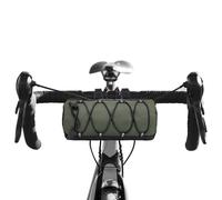 Topactive Bolsa Manillar Bicicleta,Mochila para Gravel,Bikepacking, Bolsa Bicicleta Impermeable, Accesorios para Bicicleta (Verde)