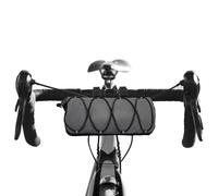 Topactive Bolsa Manillar Bicicleta,Mochila para Gravel,Bikepacking, Bolsa Bicicleta Impermeable, Accesorios para Bicicleta (Gris)