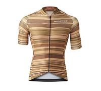 Topactive | Maillot Ciclismo Hombre de Manga Corta | Maillot de Ciclismo Transpirable Modelo Aero Special Sunset | con Cremallera Completa y 3 Bolsillos | Talla M