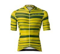 TopActive | Maillot Ciclismo Hombre de Manga Corta | Maillot de Ciclismo Transpirable Modelo Aero Special Green Live | con Cremallera Completa y 3 Bolsillos | Talla M