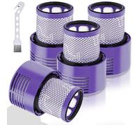 TOPALL Filtro para Dyson V10/SV12 - Accesorios y Recambios para Cyclone V10 Animal/Absolute/Motorhead/Total Clean - Reemplazar #969082-01 (4 Piezas)