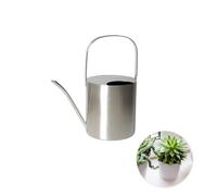 TOPANBIETER 999 Regadera de acero inoxidable cepillado, 2,5 litros
