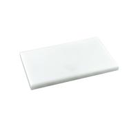 TOPATUPA - Tabla de corte profesional de polietileno - 30x20x1 cm - con gomas antideslizantes (Blanco)