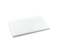 TOPATUPA - Tabla de corte profesional de polietileno - 50x30x2 cm - con gomas antideslizantes (Blanco)