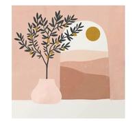 TOPAZ - Kit Pintura por Números Fácil · Lienzo 30x40 cm Montado en Bastidor · Incluye Pinturas Acrílicas, Pinceles y Guía Paso a Paso · Ideal para Principiantes (Limonero, Multicolor)