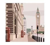 TOPAZ - Kit Pintura por Números Fácil · Lienzo 30x40 cm Montado en Bastidor · Incluye Pinturas Acrílicas, Pinceles y Guía Paso a Paso · Ideal para Principiantes (Big Ben, Multicolor)