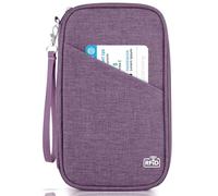 TOPBAG Soporte para pasaporte familiar, cartera de pasaporte con bloqueo RFID para mujer, organizador de documentos de viaje para carteras premium, bolsa impermeable para pasaporte para hombres, funda