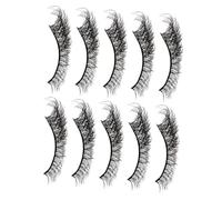 TOPBATHY 1 caja Pestañas Postizas Multicapa Volumen Natural Curvadas para Mujeres Kit de Extensiones para Maquillaje Diario y Eventos Faux Fox Cat Eye