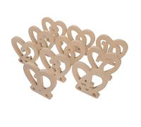 TOPBATHY 1 Juego Número De Mesa De Amor Decoración De De Mesa Signos De Boda El Acontecimiento Wedding Home Decoracion Números De Mesa para Bar Numero De Mesa De Madera 10 Piezas