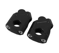 TOPBATHY 1 Par Base De Del Manillar Tubo De Motocicleta Abrazadera Accesorio Elevadores De Manillar De Moto Manillares Elevadores Aleación De Aluminio Cnc Negro
