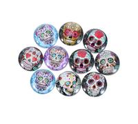 TOPBATHY 10 Piezas Decoracion Mexicana imán del gabinete Pegatinas embellecedor frigorifico imanes de Nevera Etiqueta engomada de Cristal Vidrio imán de refrigerador México