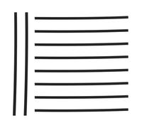 TOPBATHY 10 Piezas Marcadores de Puntos Laterales para Diapasón de Guitarra, Diámetro 1,5 Mm, Longitud 50 Mm, Color Negro, Accesorios para Trastes, Mejora Precisión y Notas Claras, Uso